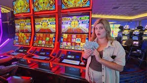 Big Time Gaming slot reels showing bonus feature trigger